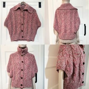 American Eagle Outfitters Pink Cardigan Sweater
